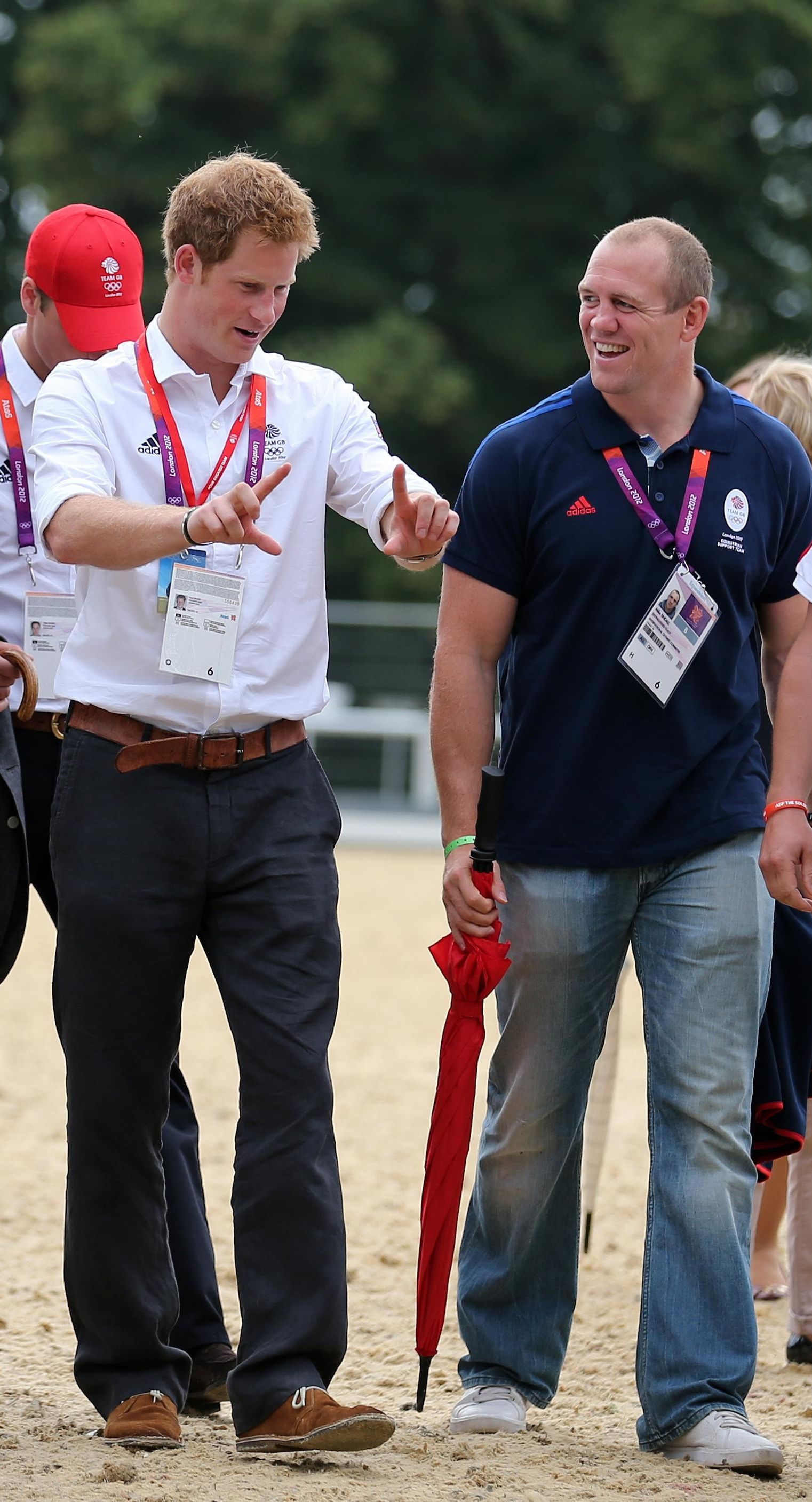 Prince Harry and Mike Tindall