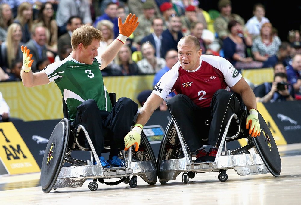 Prince Harry and Mike Tindall