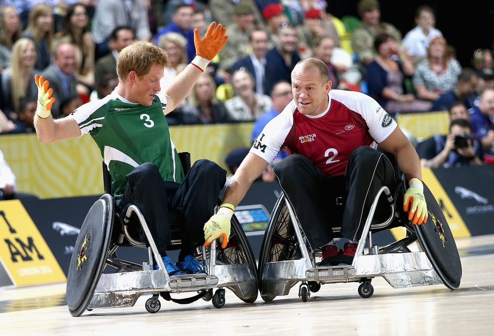 Prince Harry and Mike Tindall