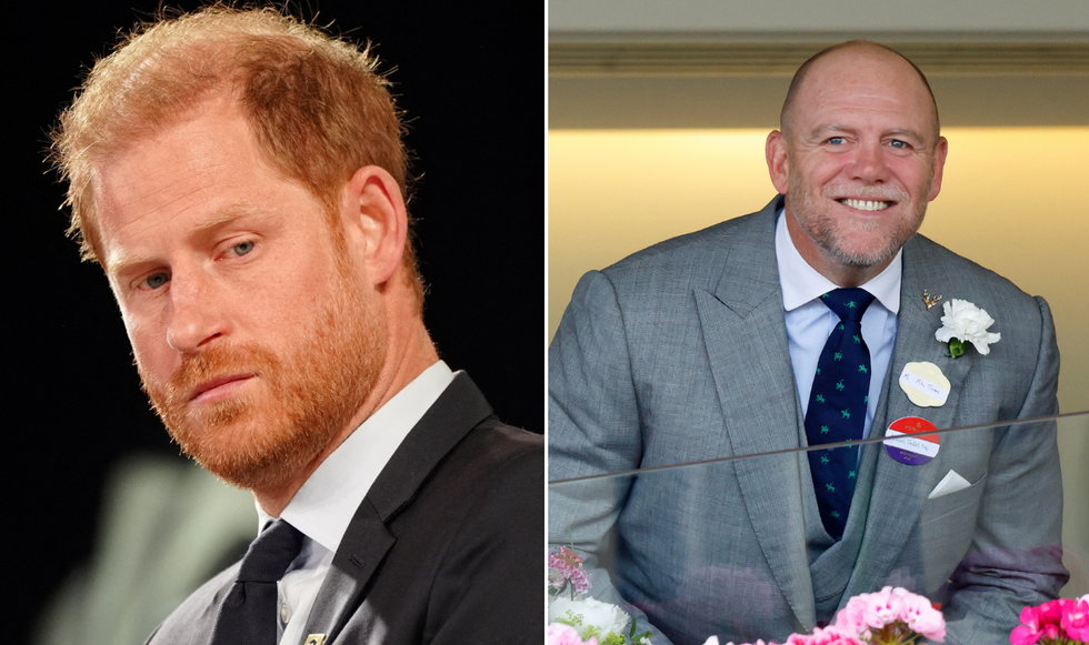 Prince Harry and Mike Tindall