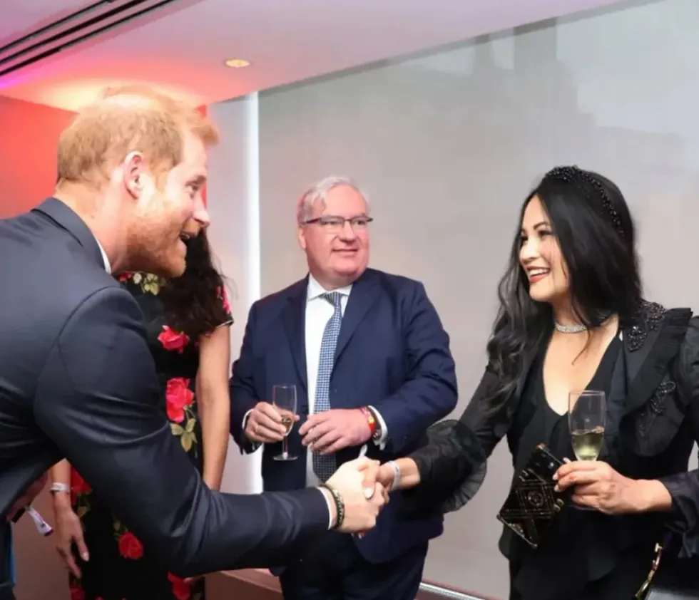 Prince Harry and Minerva Mondejar Steiner