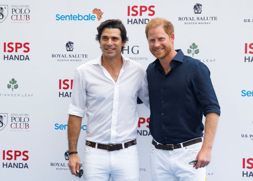 Prince Harry and Nacho Figueras