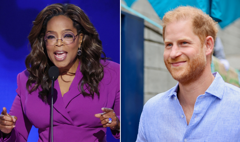 Prince Harry and Oprah Winfrey