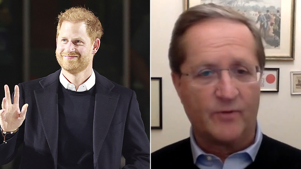 Prince Harry and Phil Dampier