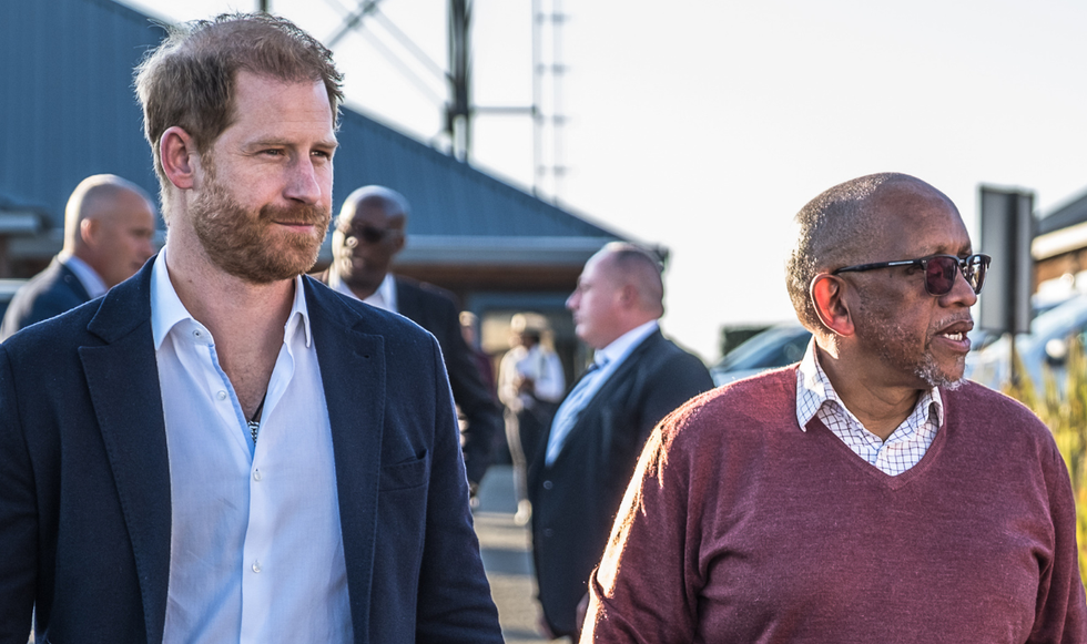 Prince Harry and Prince Seeiso