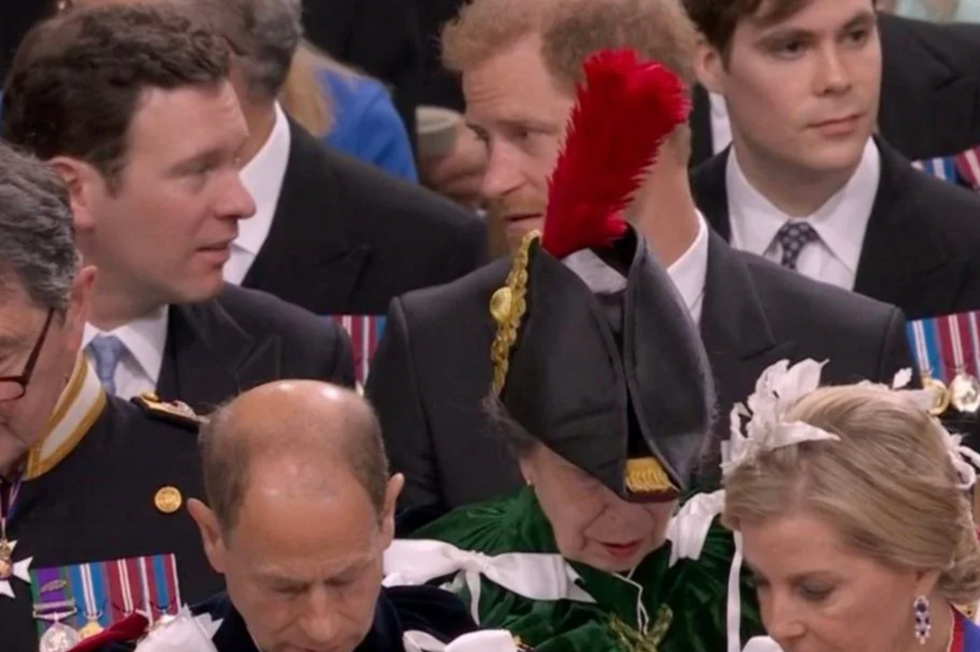 Prince Harry and Princess Anne