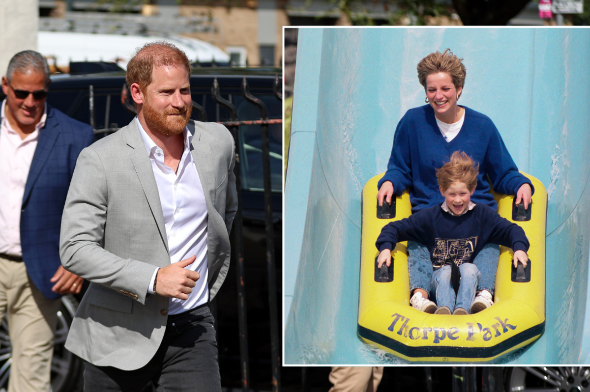 Prince Harry and Princess Diana