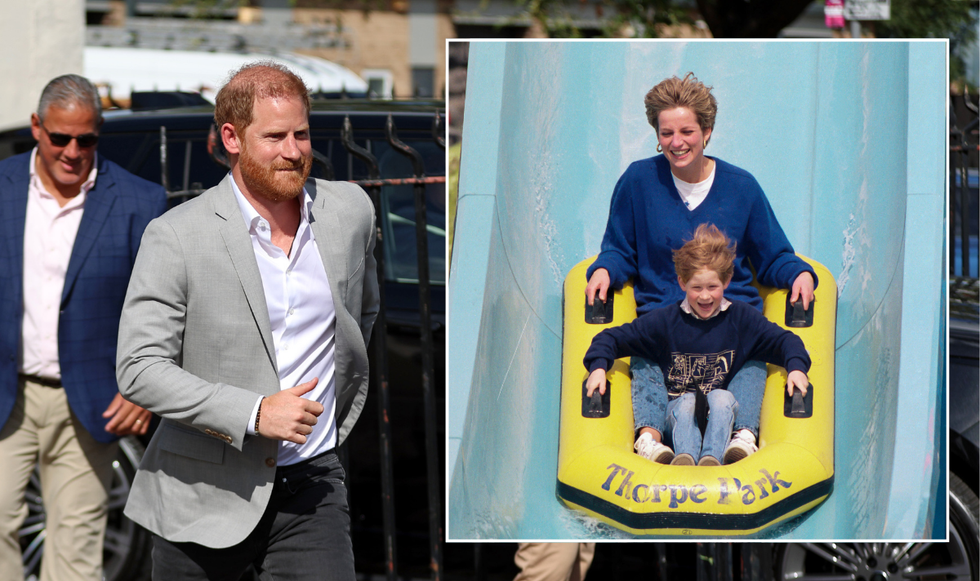 Prince Harry and Princess Diana