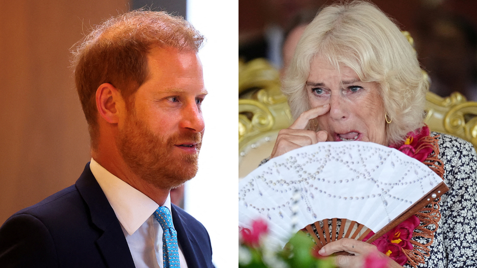 Prince Harry and Queen Camilla