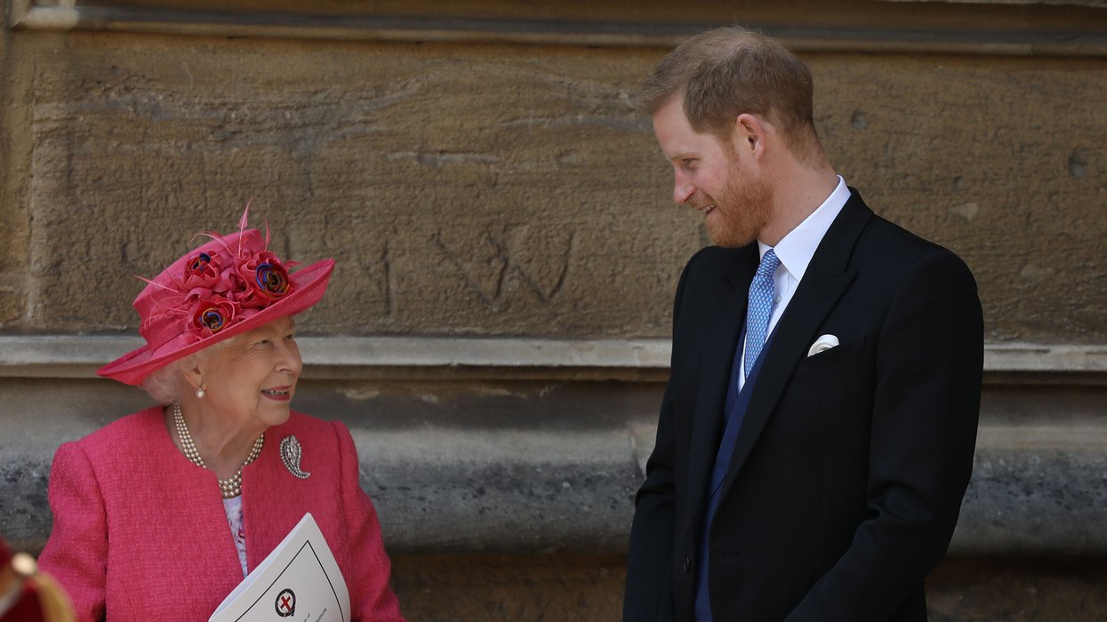 Prince Harry and Queen Elizabeth