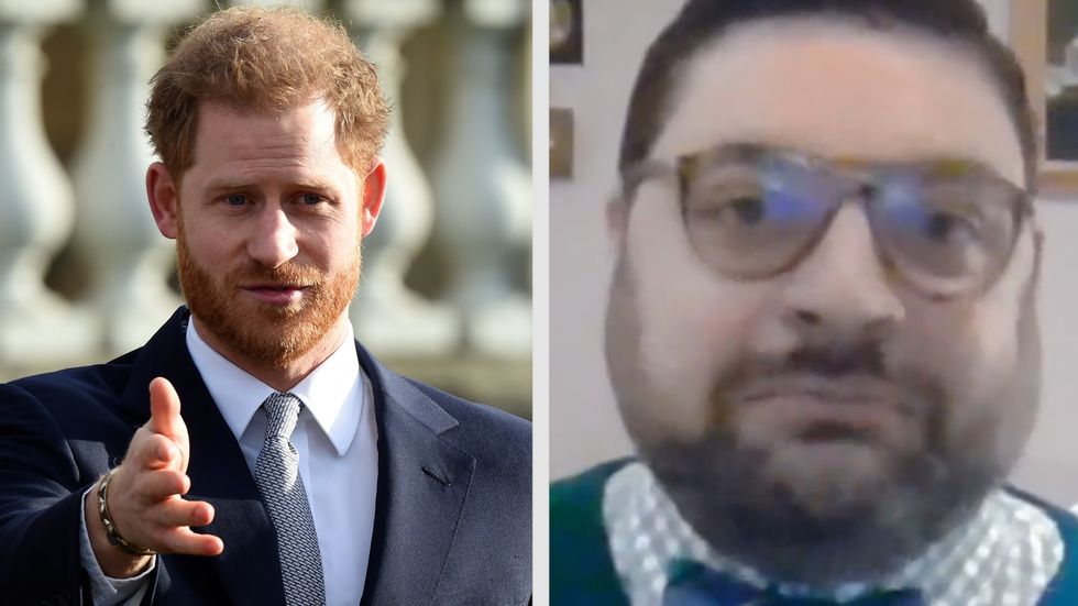 Prince Harry and Rafe Heydel-Mankoo