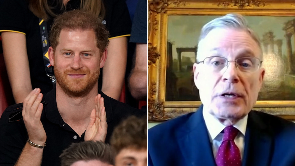 Prince Harry and Richard Fitzwilliams