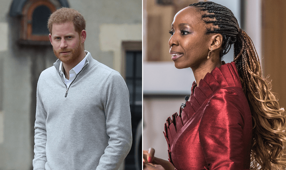 Prince Harry and Sophie Chandauka