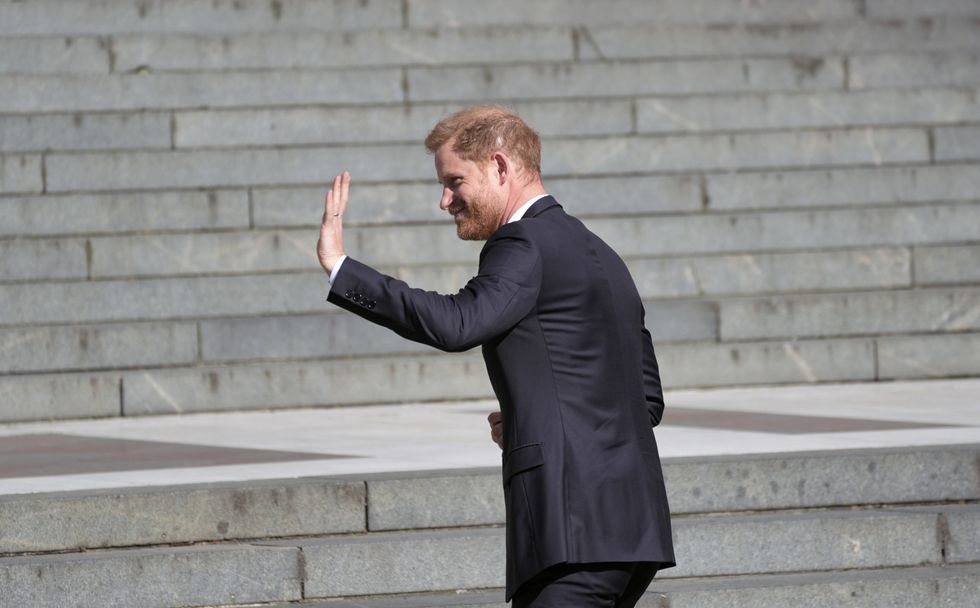 Prince Harry at St Paul's Cathedral