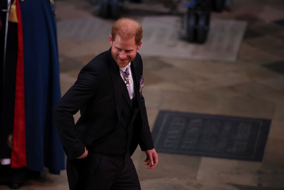 Prince Harry at Westminster Abbey