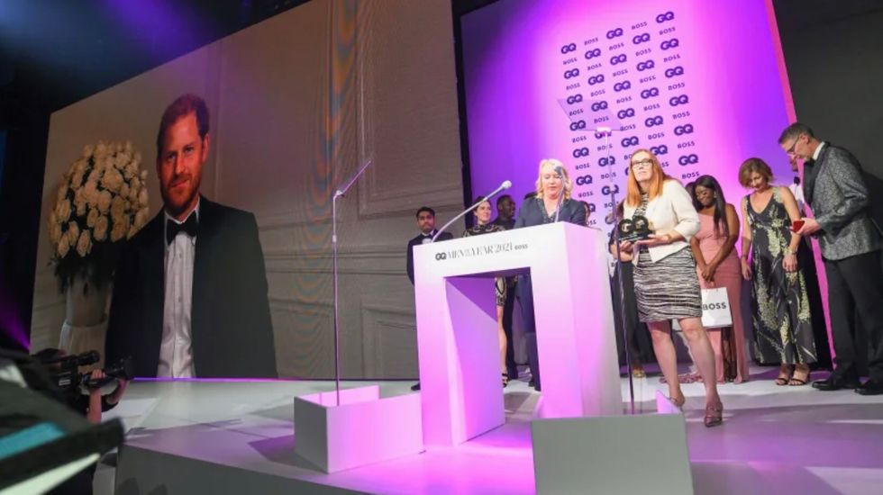 Prince Harry blamed 'mass-scale information' for Covid vaccine hesitancy.