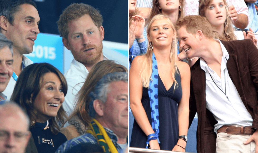 Prince Harry, Carole Middleton and Chelsy Davy