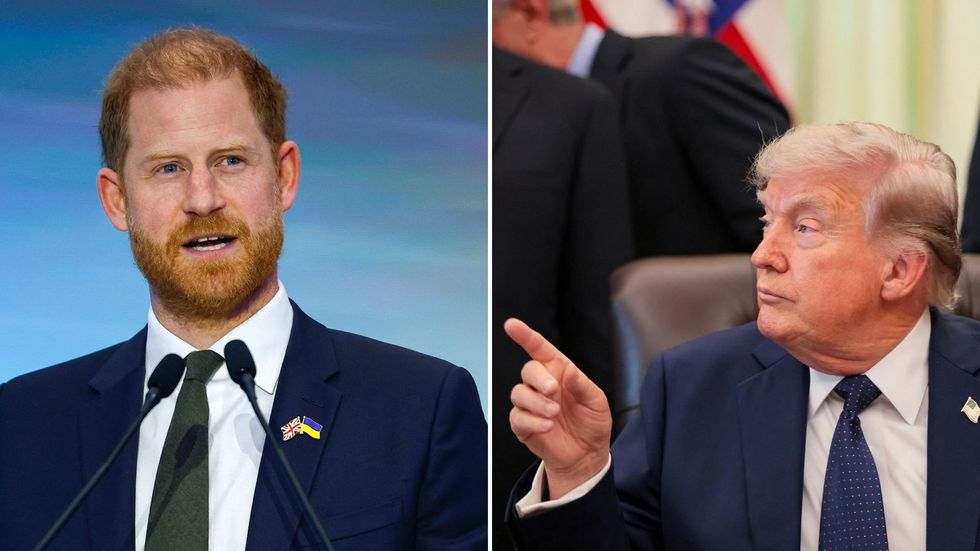 Prince Harry Donald Trump