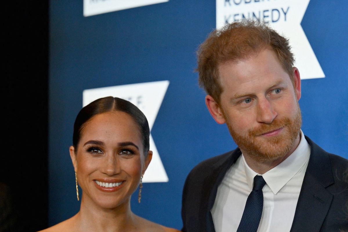 Prince Harry, Duke of Sussex, and Meghan, Duchess of Sussex, arrive at the 2022 Robert F. Kennedy Human Rights Ripple of Hope Award Gala