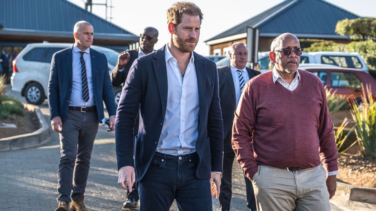 Prince Harry, Duke of Sussex and Prince Seeiso of Lesotho a