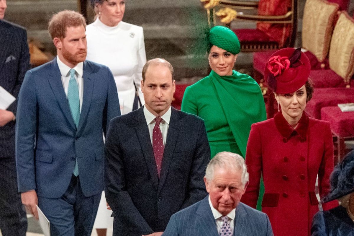 Prince Harry, Duke of Sussex, Meghan, Duchess of Sussex, Prince William, Duke of Cambridge, Catherine, Duchess of Cambridge and Prince Charles, Prince of Wales attend the Commonwealth Day Service 2020