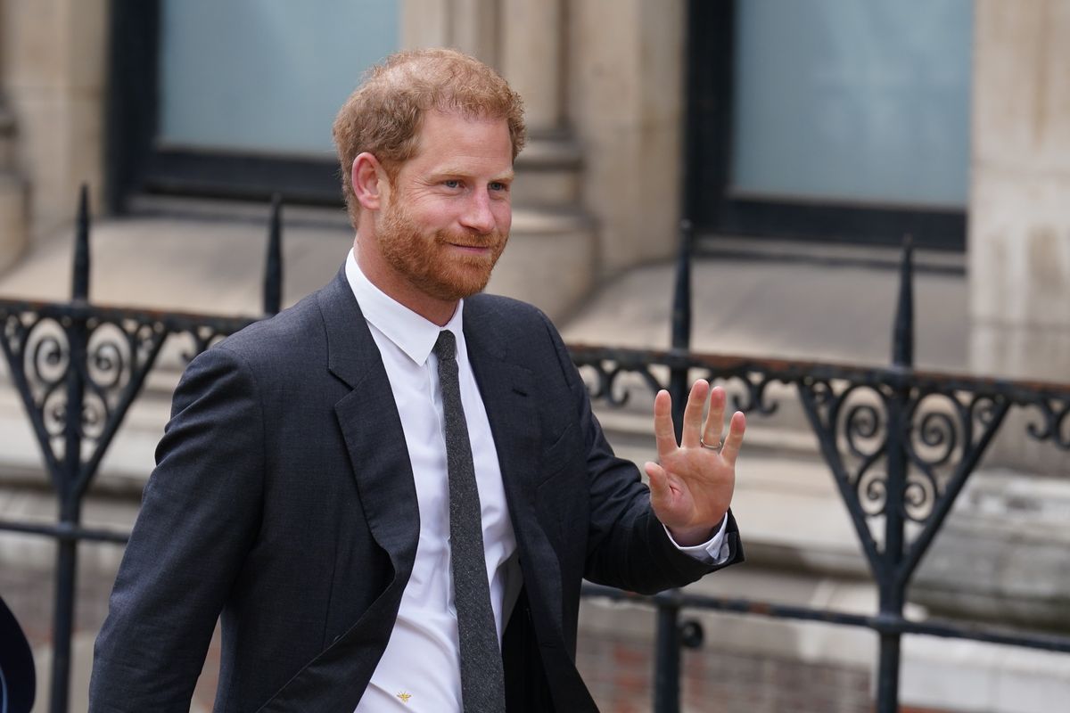 Prince Harry during a recent visit to London