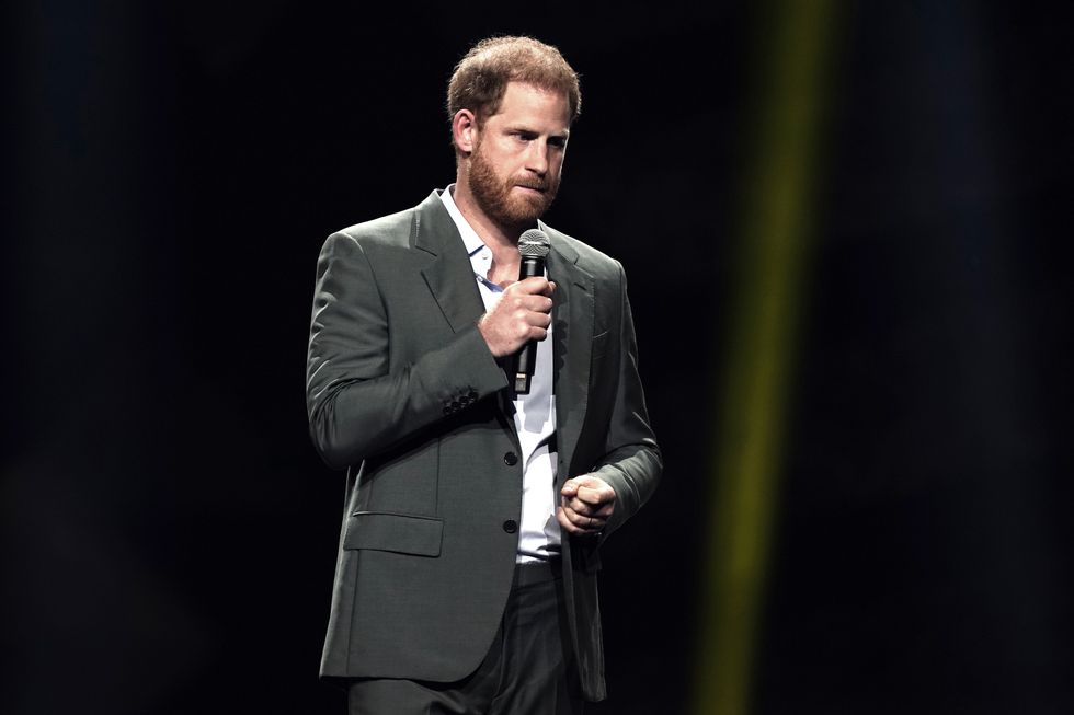 Prince Harry during the recent Invictus Games