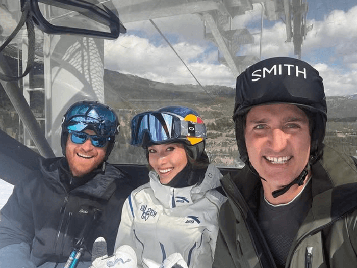 Prince Harry, Eileen Gu, Justin Trudeau