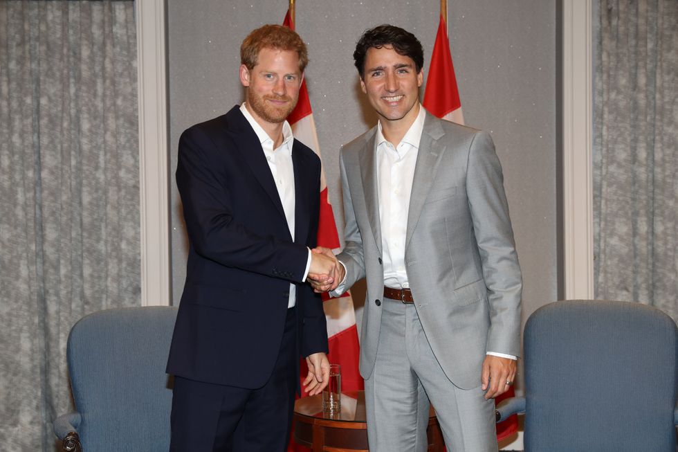 Prince Harry, Justin Trudeau