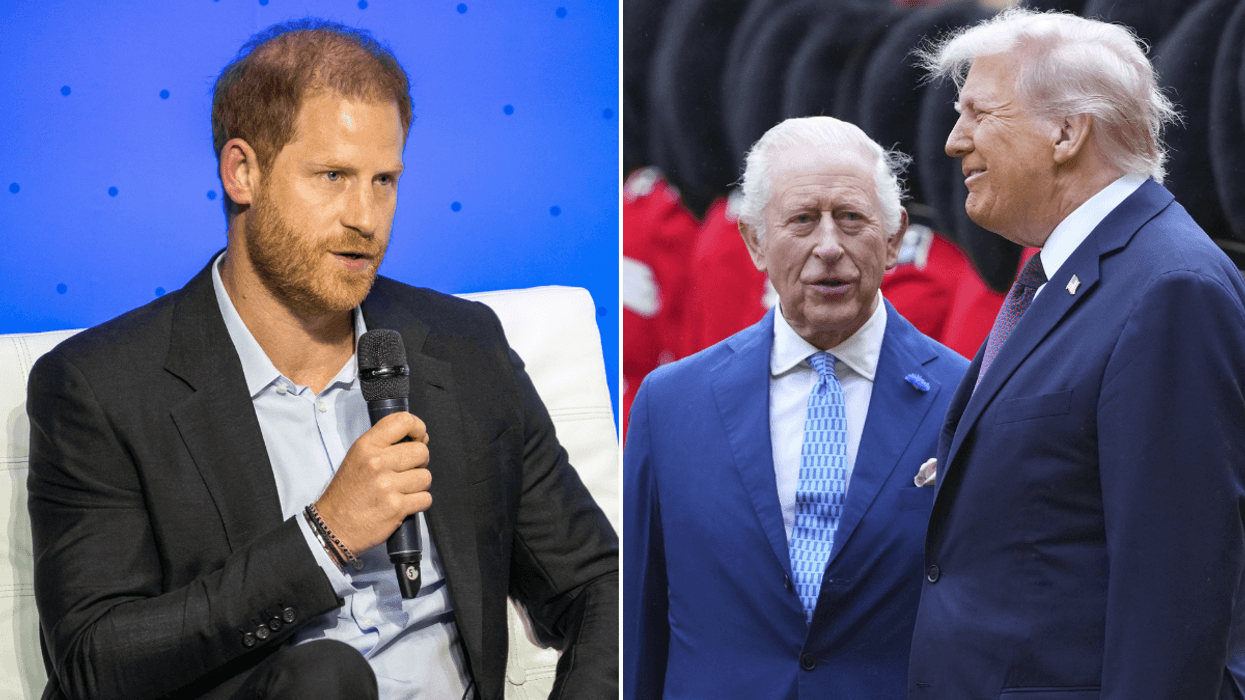Prince Harry, King Charles and Donald Trump