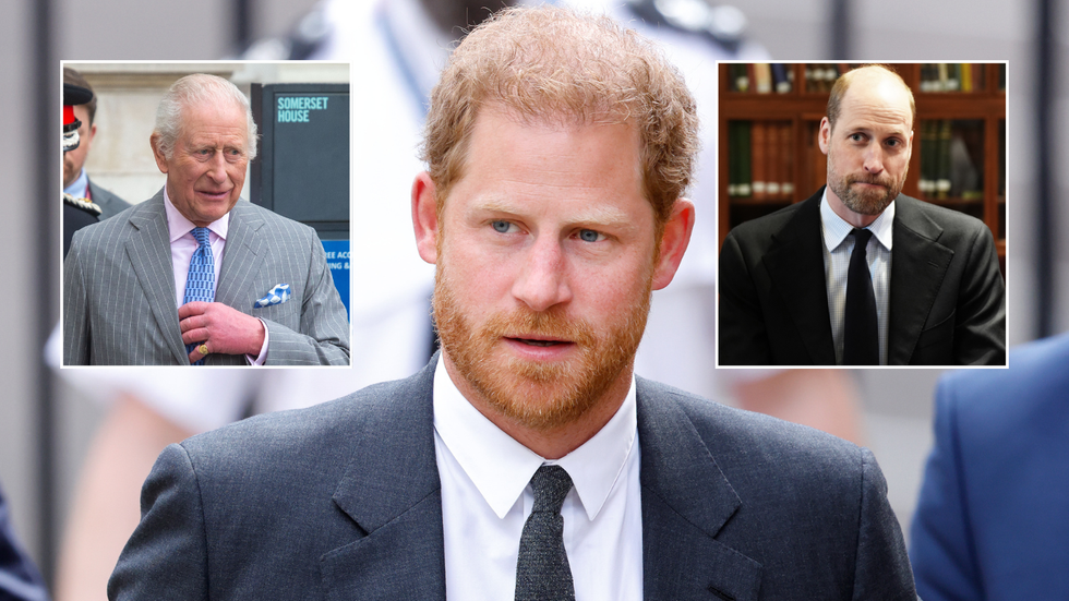 Prince Harry, King Charles and Prince William