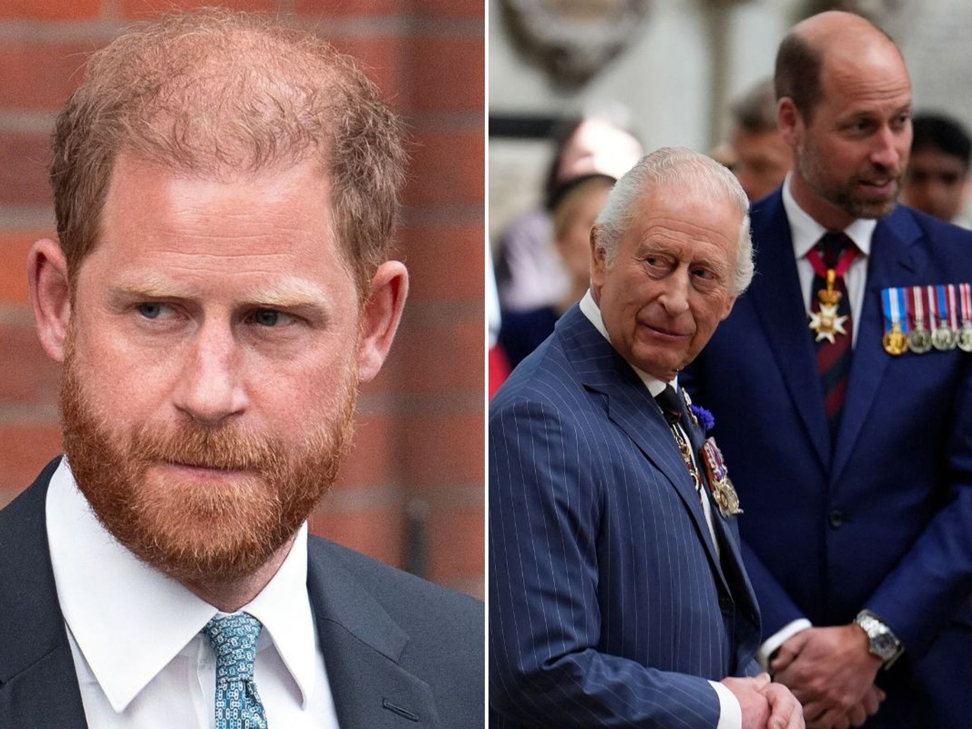 Prince Harry, King Charles, Prince William