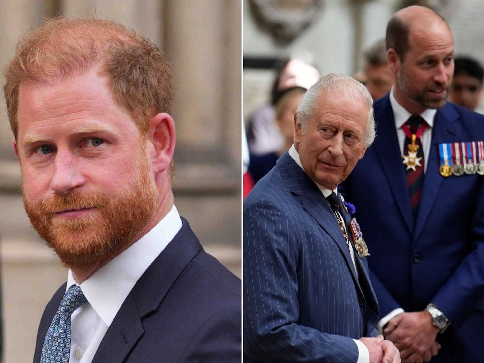 Prince Harry, King Charles, Prince William