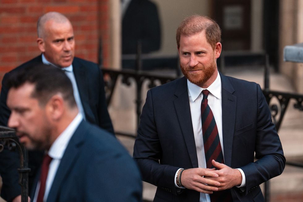 Prince Harry leaves the Royal Courts of Justice