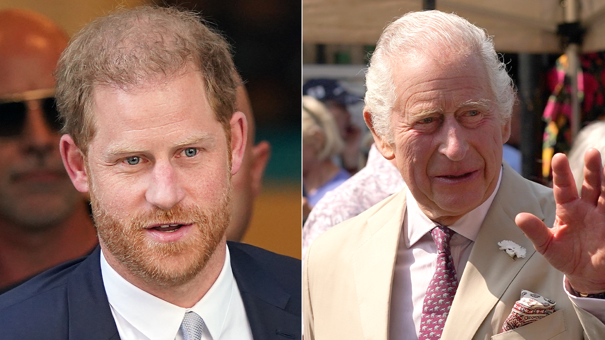 Prince Harry (left) and King Charles (right)