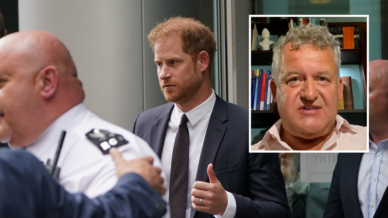 Prince Harry (left) and Paul Burrell (right)