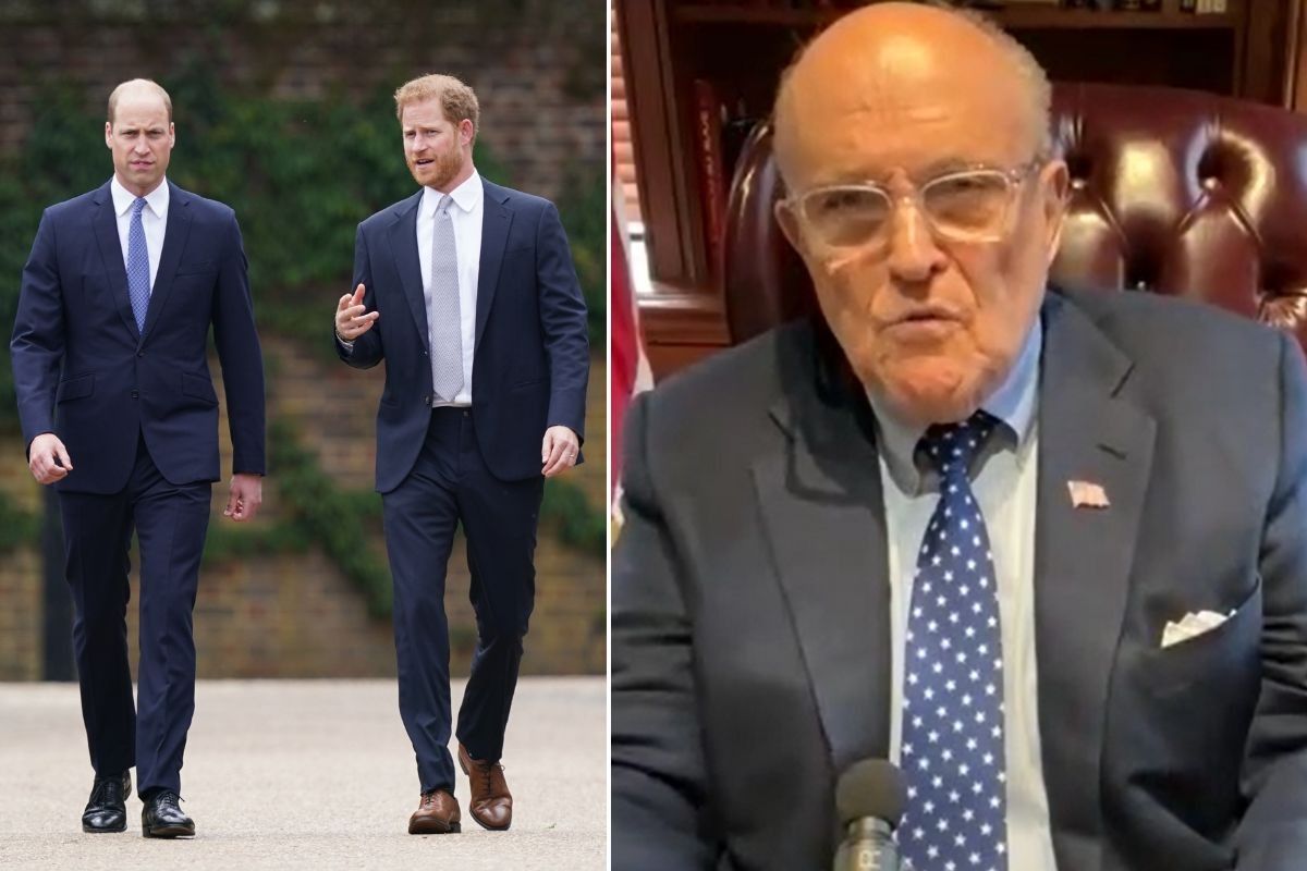'Prince Harry makes me sad!' Rudy Giuliani weighs in on royals as William's popularity grows