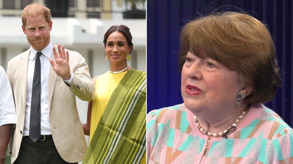 Prince Harry Meghan Markle and Angela Levin