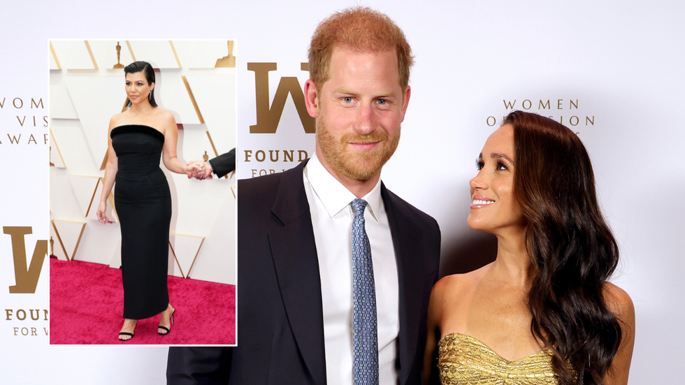 Prince Harry, Meghan Markle and Kourtney Kardashian