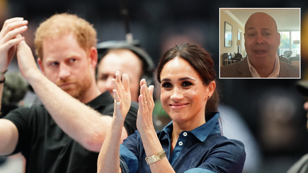 Prince Harry, Meghan Markle and Lee Cohen