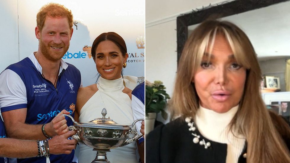 Prince Harry Meghan Markle and Lizzie Cundy