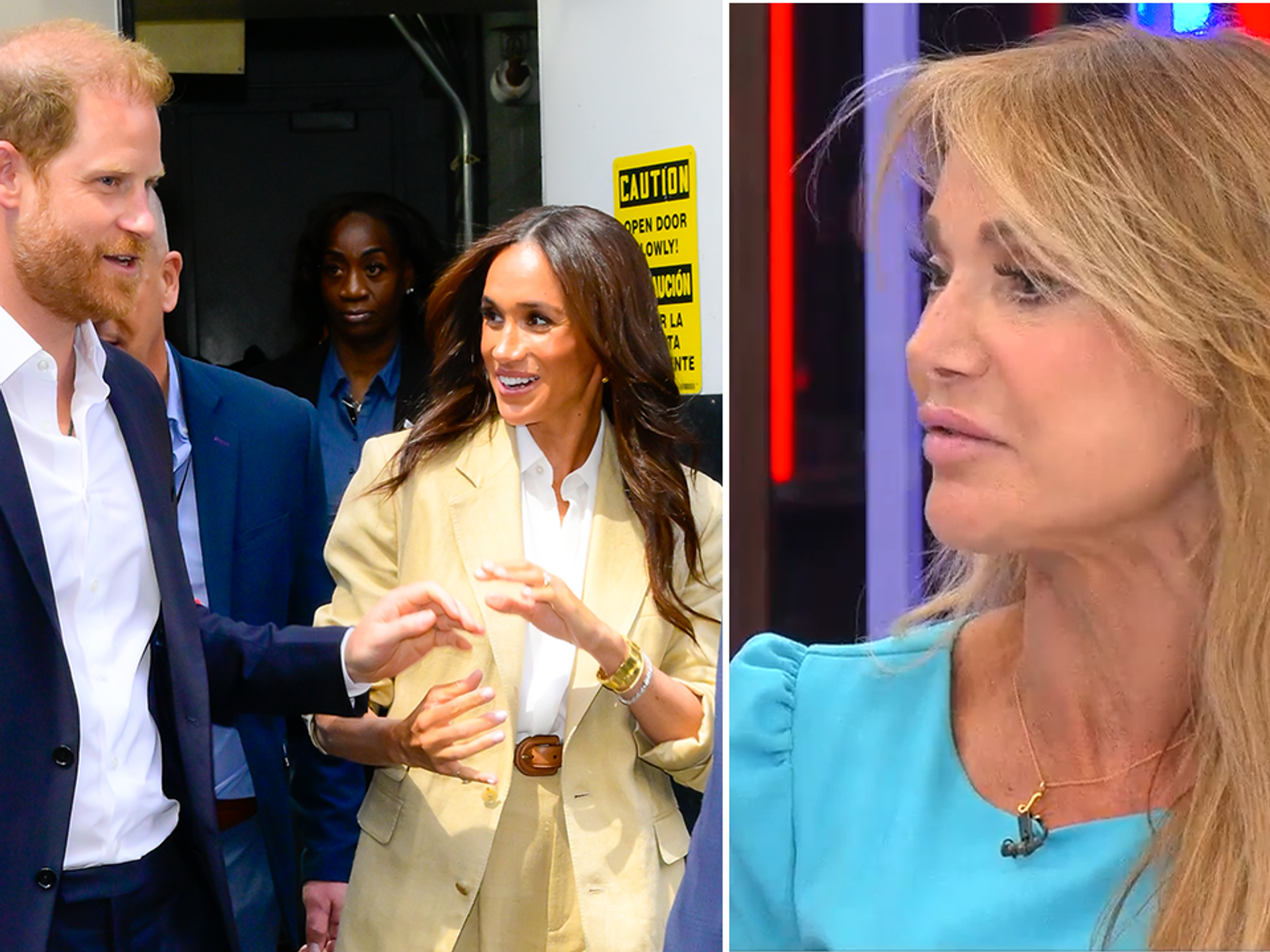 Prince Harry, Meghan Markle and Lizzie Cundy