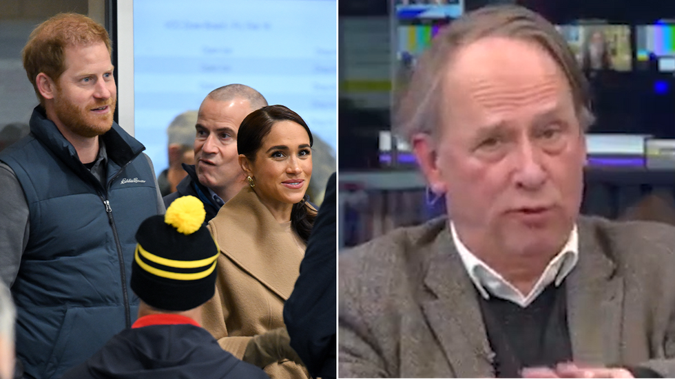 Prince Harry, Meghan Markle and Michael Crick