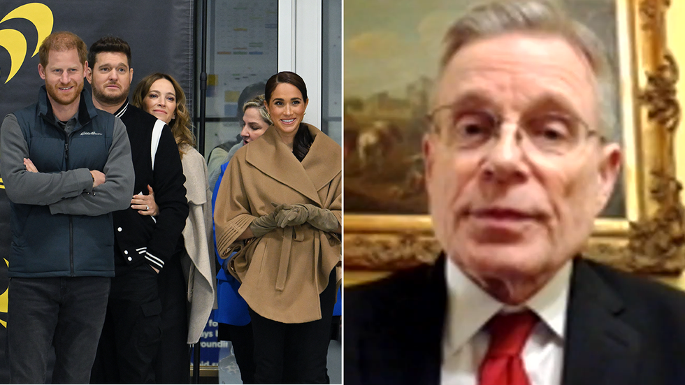 Prince Harry, Meghan Markle and Richard Fitzwilliams