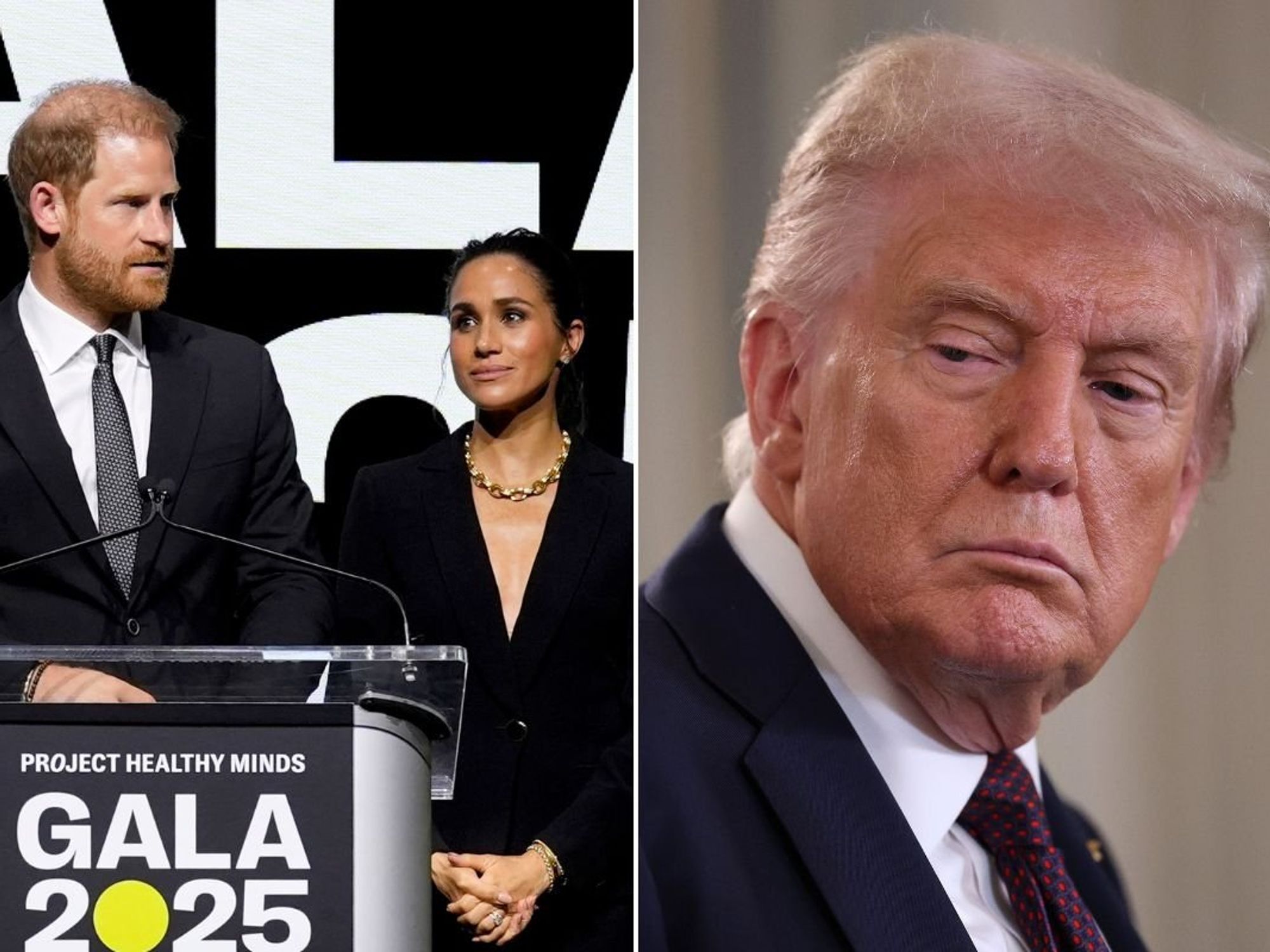 Prince Harry, Meghan Markle, Donald Trump