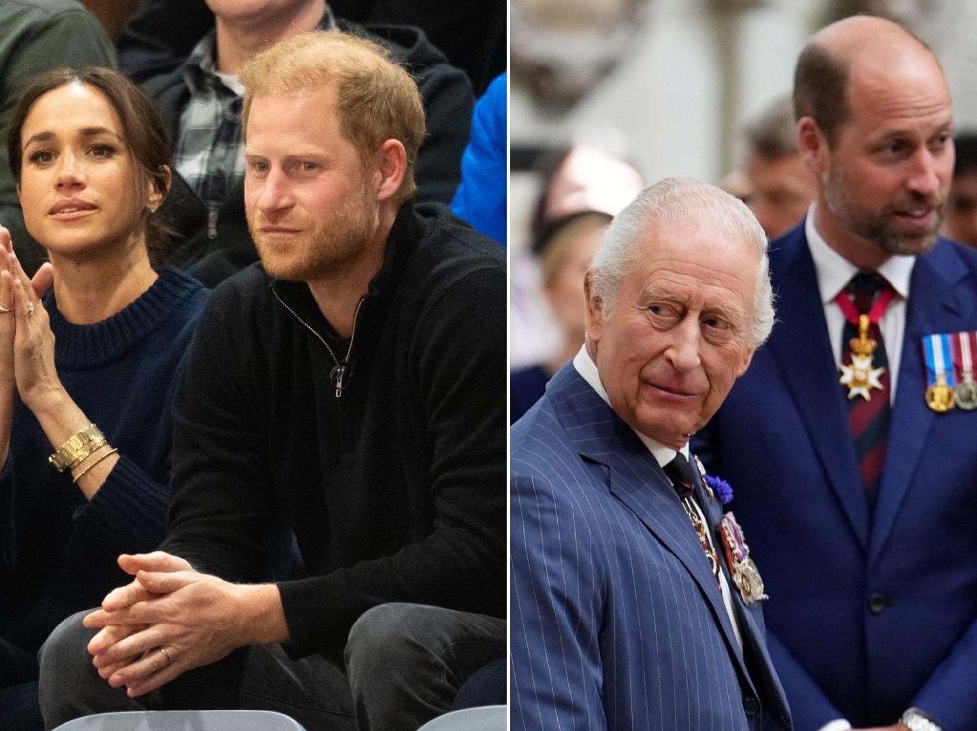 Prince Harry, Meghan Markle, King Charles, Prince William