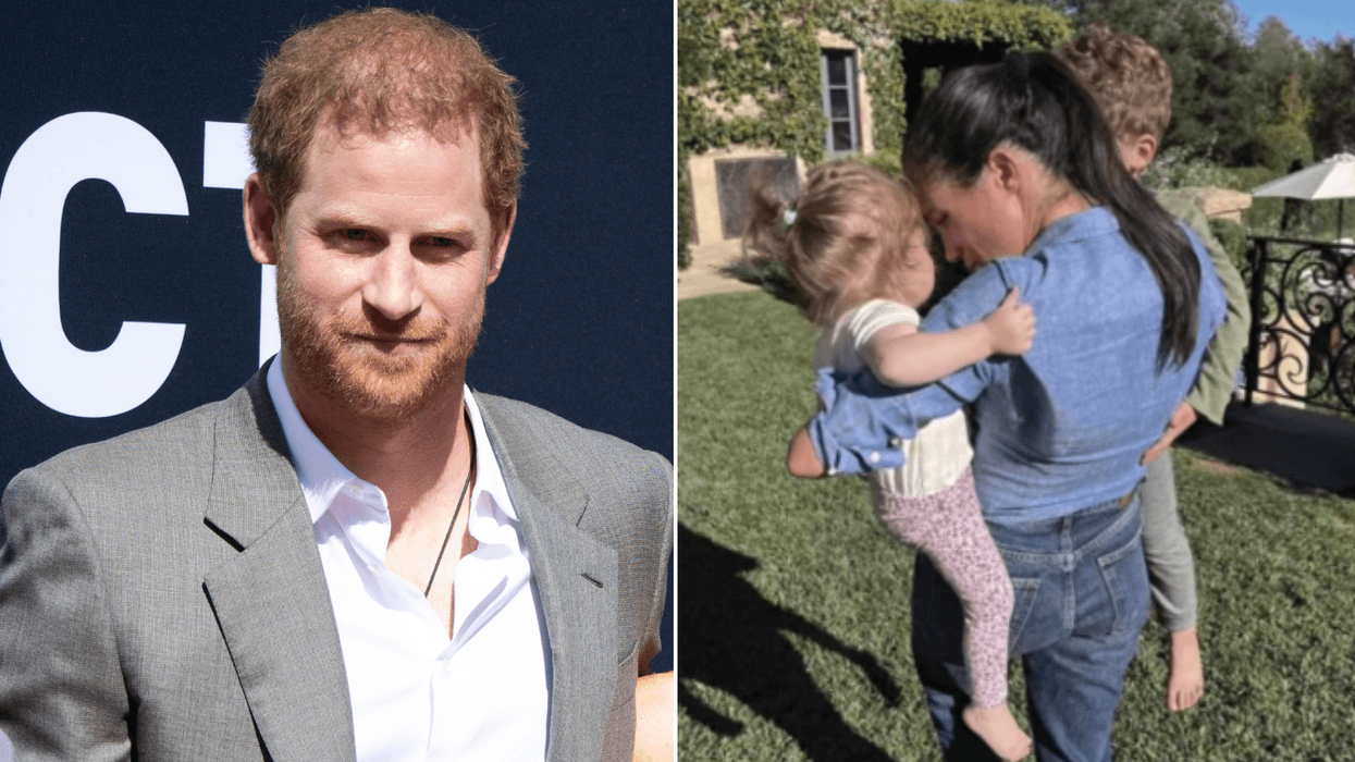 Prince Harry, Meghan Markle, Prince Archie and Princess Lilibet