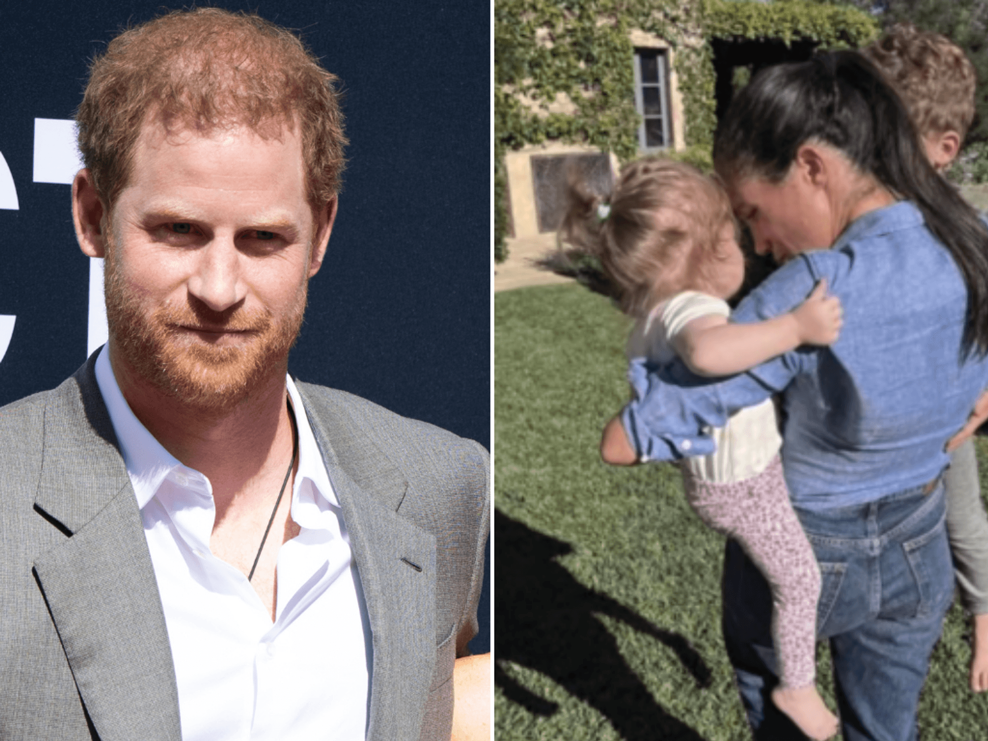 Prince Harry, Meghan Markle, Prince Archie and Princess Lilibet