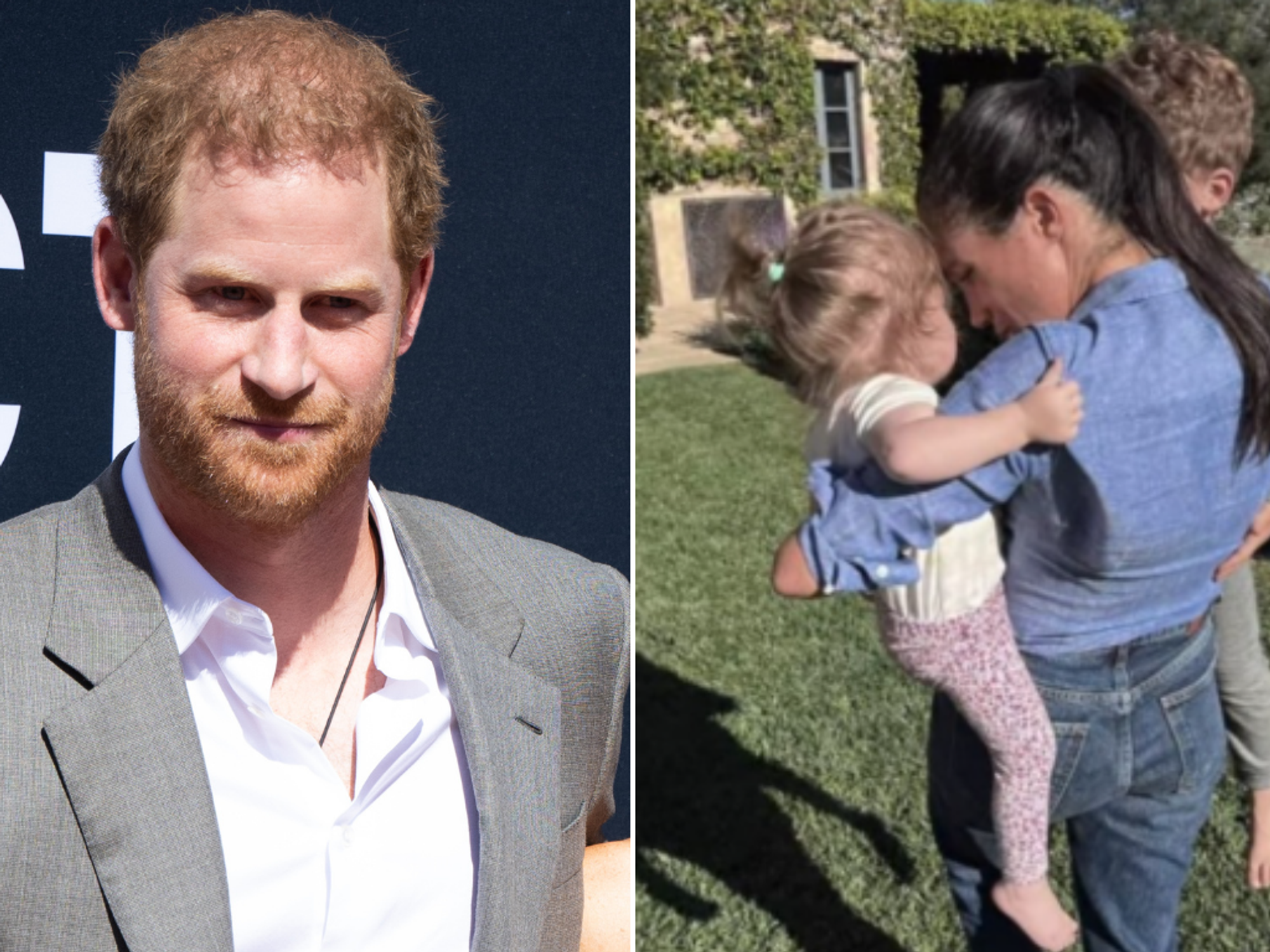 Prince Harry, Meghan Markle, Prince Archie and Princess Lilibet