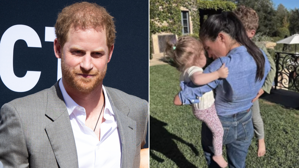Prince Harry, Meghan Markle, Prince Archie and Princess Lilibet